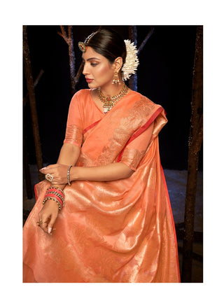 ZARINA : FANCY CHANDERI SILK DIAMOND BUTTI RICH PALLU SAREE